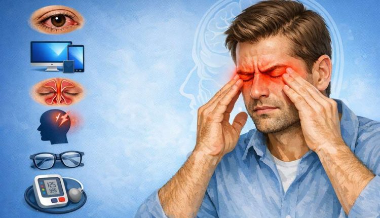 أسباب صداع العين